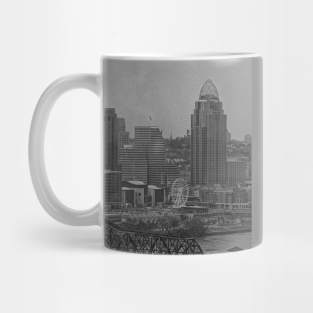 The City Of Cincinnati, Vintage Vibes Mug